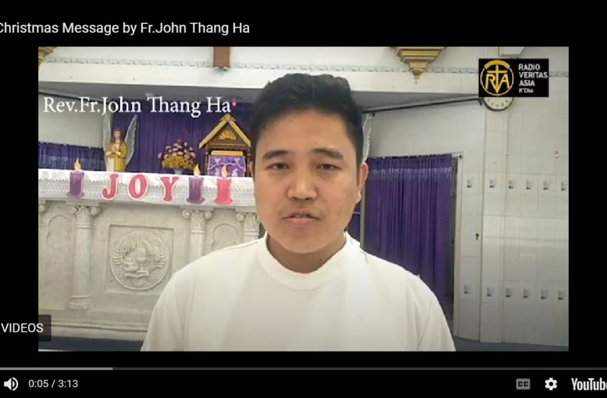 Christmas message by Fr. John Thang Ha