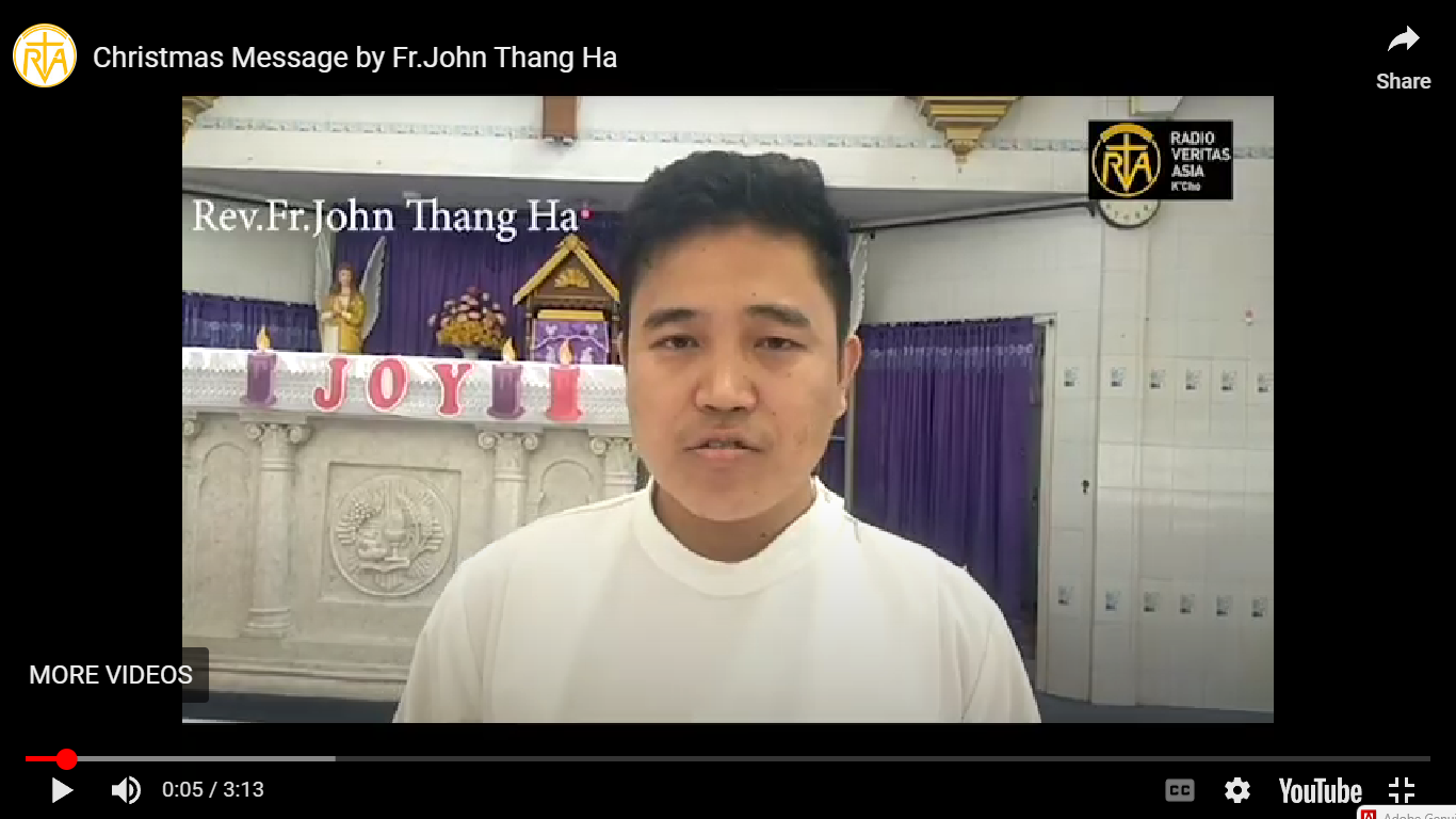 Christmas message by Fr. John Thang Ha