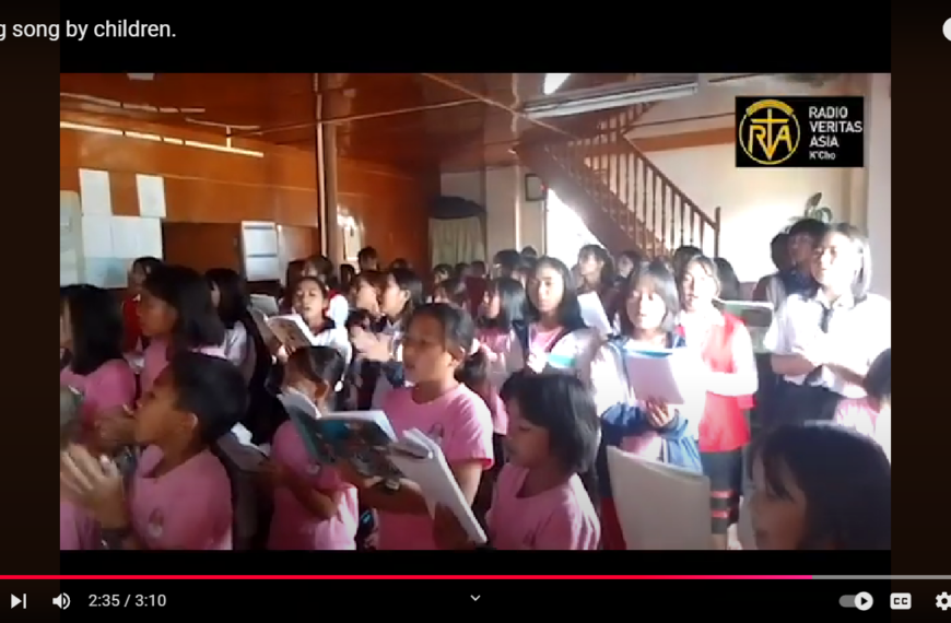 singing song by children.